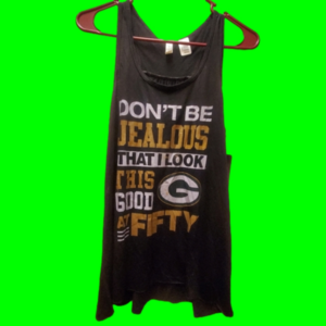 Womens GreenBay Packers flowy Tank topsixe xlarge